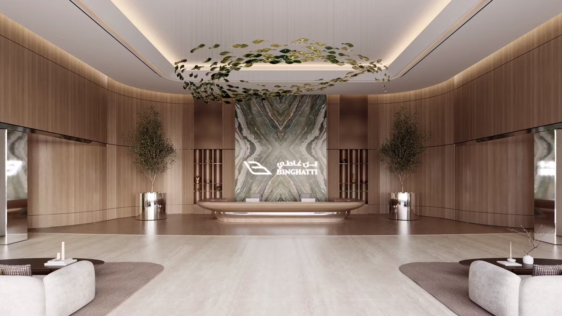 Binghatti Sky Terraces interior setup