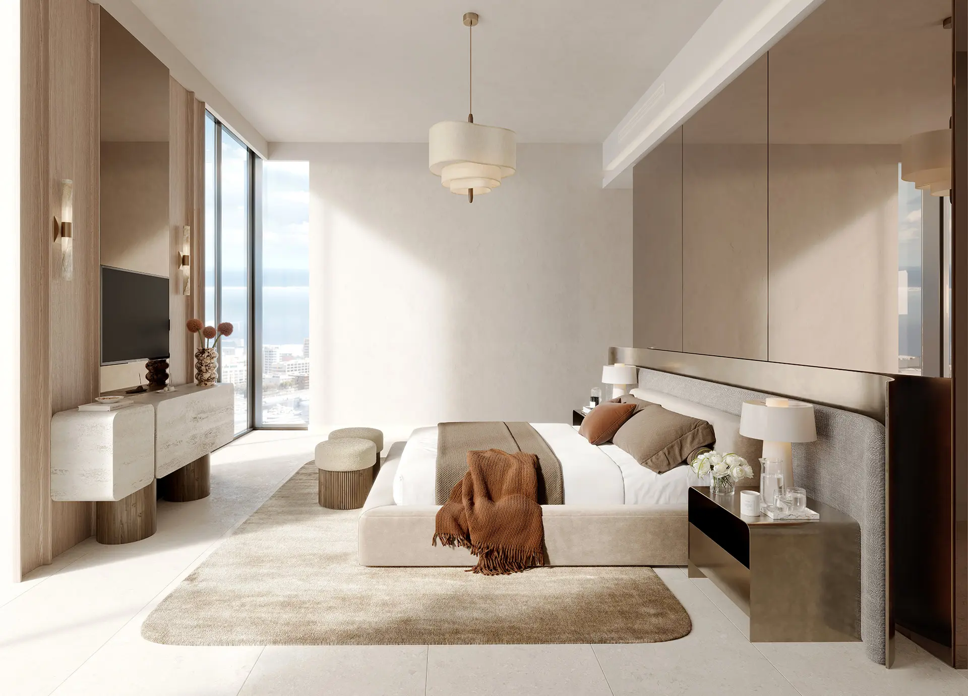 Portside Square open living setup