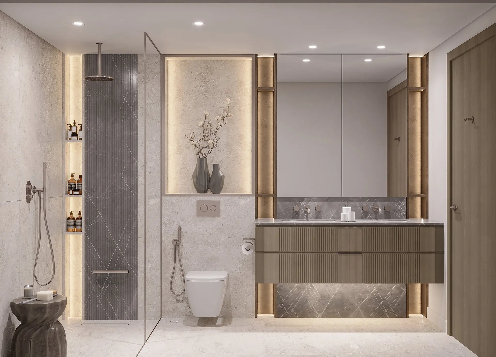 Portside Square luxurious bathroom space