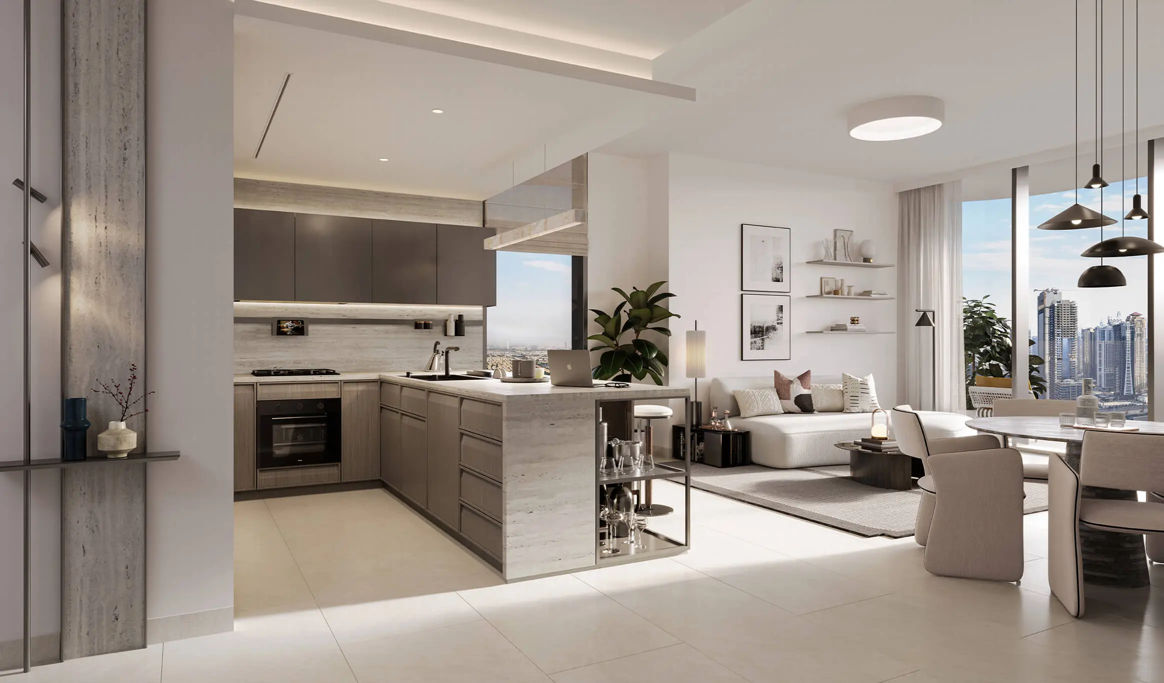 Eltiera Views custom kitchen setup