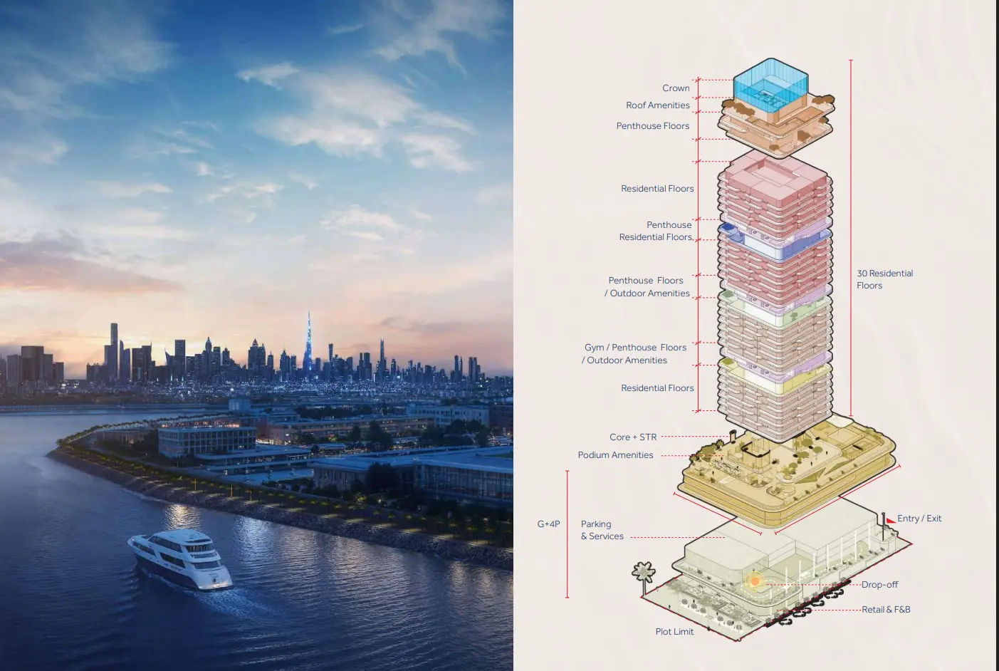 Hilton Residences layout plan