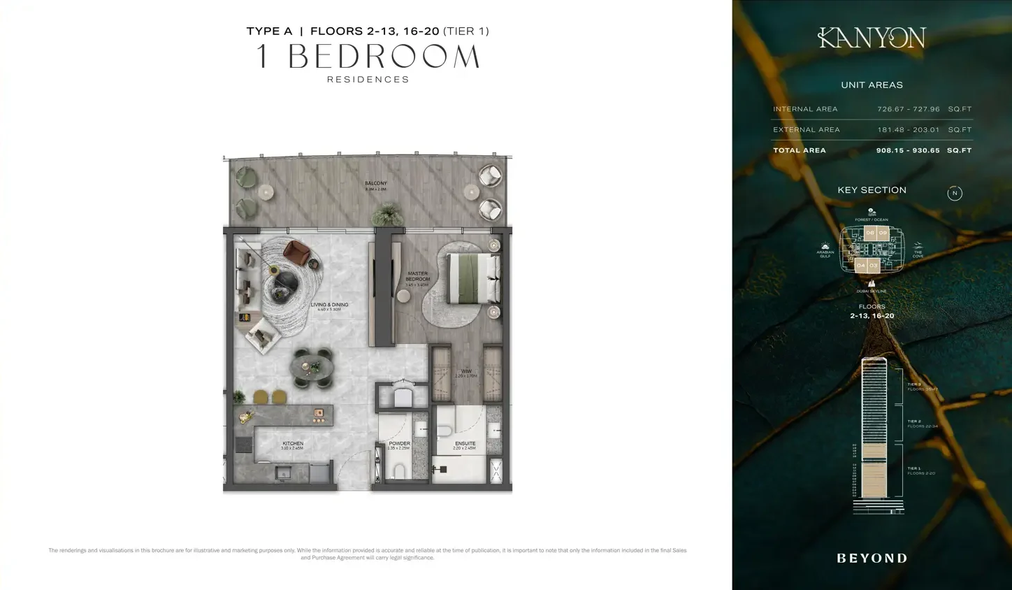 Kanyon by Beyond layout plan